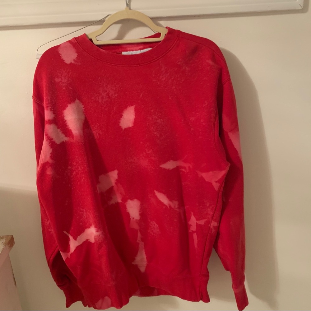 Red sweatshirt